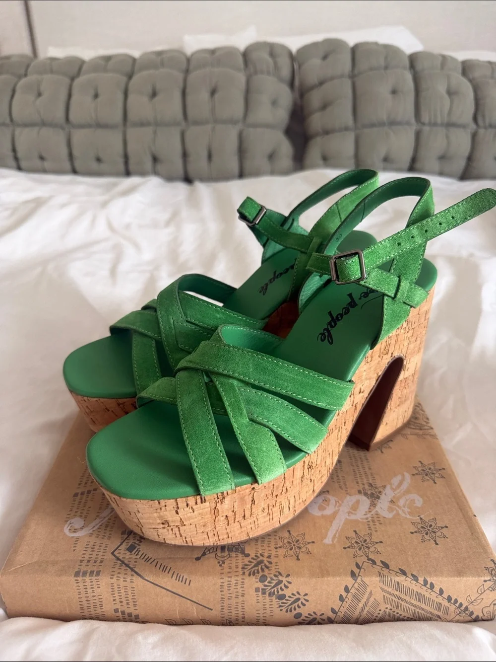 Free People chunky cork